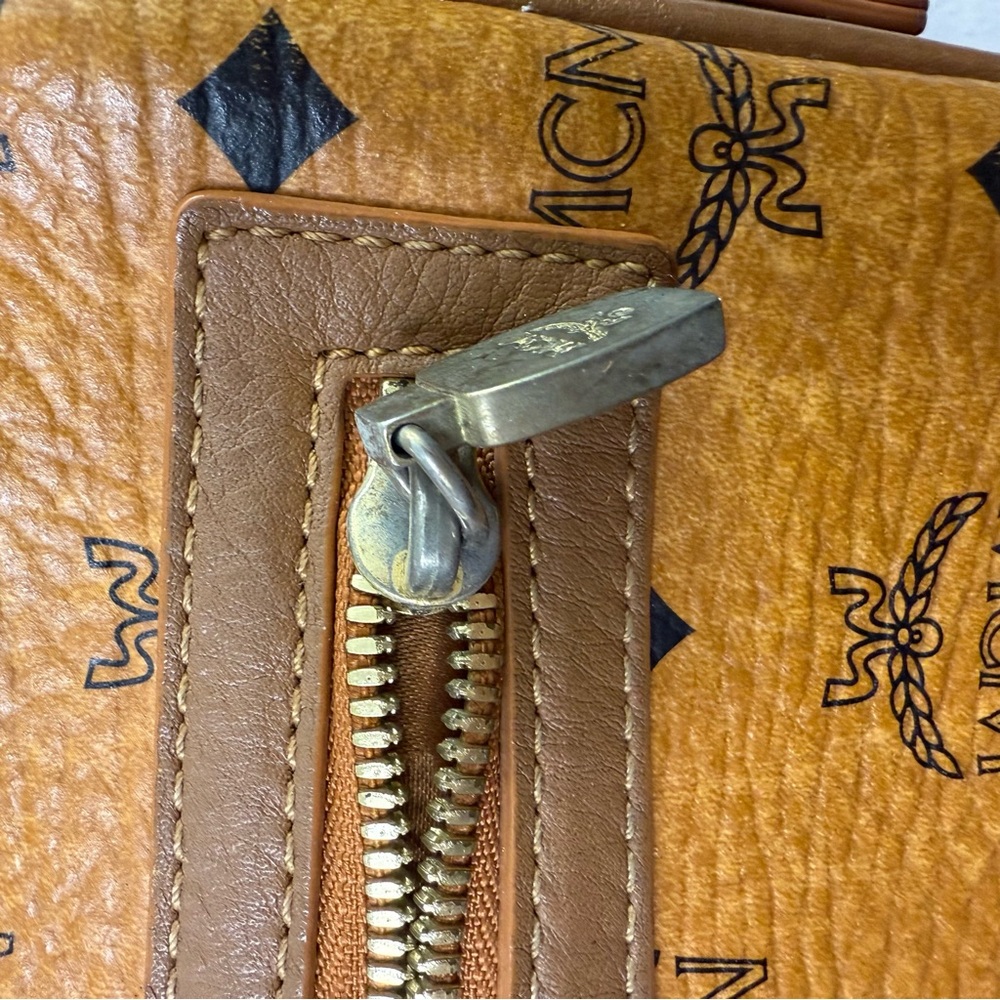 Used MCM Brown visettos Crossbody Bag with Logo Pattern see other pictures - Picture 10 of 16